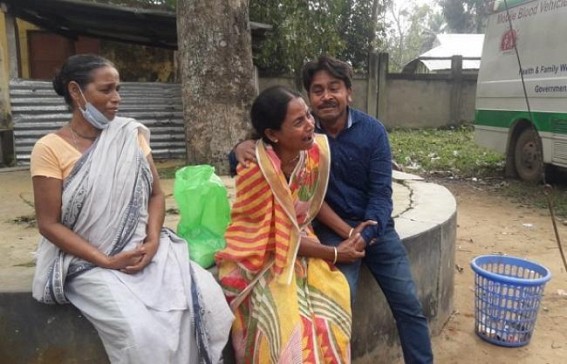 Panisagar Violence : Late Srikanta Das's post mortem completed amid chaos in North District hospital Panisagar Violence : Late Srikanta Das's post mortem completed amid chaos in North District hospital